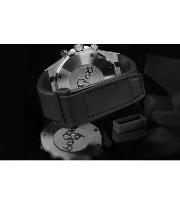 Rubber B Strap APV41 Black for Audemars Piguet Royal Oak 41mm on Bracelet - Velcro Series