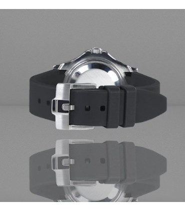 Rubber B Strap M316 Black with buckle