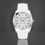 Bracelet de montre RubberB M219 Blanc