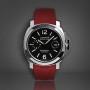 RubberB Strap Luminor 44 mm Red