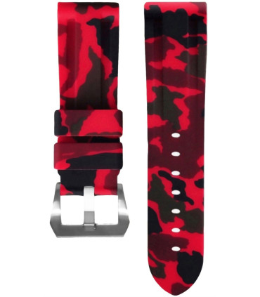 Horus Camouflage Rubber for Panerai Luminor  Radiomir red