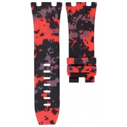 Horus Camouflage Rubber Digital Red for APROO 44mm