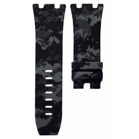 Horus Bracelet Camouflage Rubber Digital Gris pour APROO 44mm