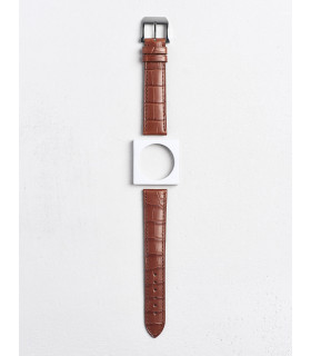 Camille Fournet square-scalled alligator gold