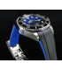 Bracelet RubberB M208 Noir/Bleu pour Rolex Deepsea 126660