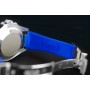 Bracelet RubberB M208 Noir/Bleu pour Rolex Deepsea 126660