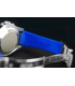 Bracelet RubberB M208 Noir/Bleu pour Rolex Deepsea 126660