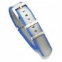 Bracelet Nato Premium - bleu / gris