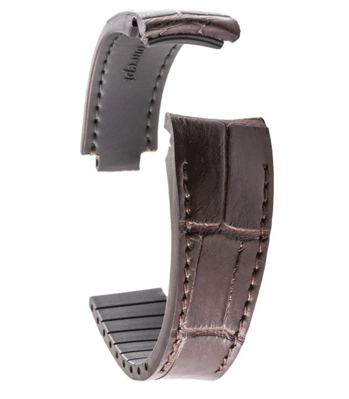 R-Strap Bracelet Aligator pour Rolex - Marron