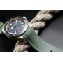 Rubber B strap T803 Military Green with buckle 