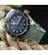 Rubber B strap T803 Military Green with buckle 