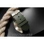 Rubber B strap T803 Military Green with buckle 