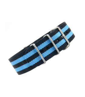 Watch NATO strap Black/Blue