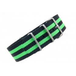 Watch NATO strap Black/Green