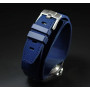 Rubber B Tang Buckle Rubber Cuff Series - Navy Blue