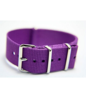 Watch NATO strap purple