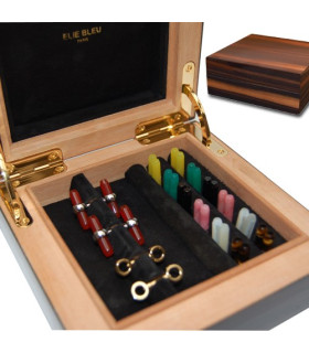 Elie Bleu - Coffret "semainier" boutons de manchette Paris