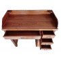 Solid sapele wood watchmaker bench