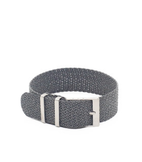 Kronokeeper Perlon strap Grey