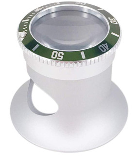 Loupe d'horloger 10x - Vert Sub