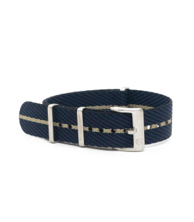 BRACELET NATO PREMIUM - Noir/Marine/Khaki