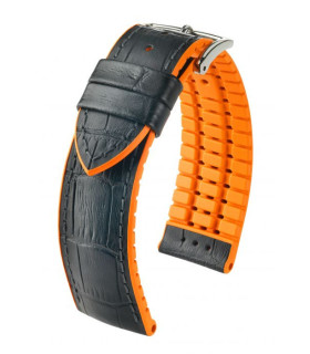 Andy Hirsch Watch Strap Black/Orange