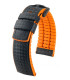 Ayrton Hirsch Watch Strap Black/Orange