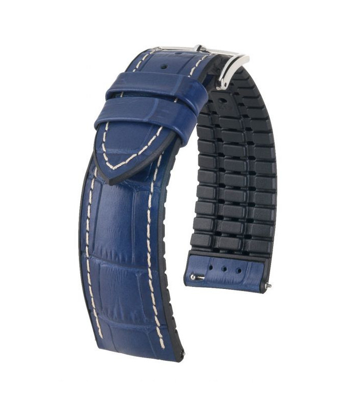 George Hirsch Watch Strap Blue/Black