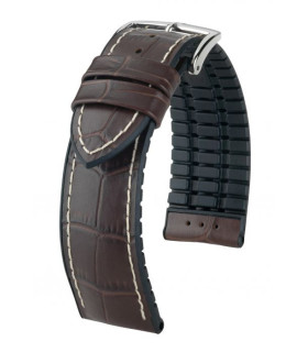 George Hirsch Watch Strap Brown/Black