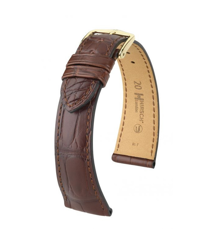 London Hirsch Watch Strap golden brown