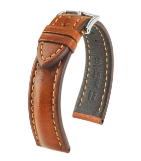 Lucca Hirsch Watch Strap Golden Brown