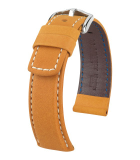 Mariner Hirsch Watch Strap Golden Brown