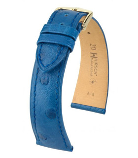 Bracelet pour montre Massai Ostrich Hirsch Bleu