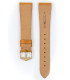 Massai Ostrich Hirsch watch strap Honey