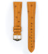 Massai Ostrich Hirsch watch strap Honey