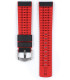 Watch strap Robby Hirsch Black/Red