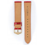 Genuine Croco Hirsch Watch Strap Red