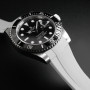 Rubber B strap M206 Black with buckle for Submariner Ceramic 41mm