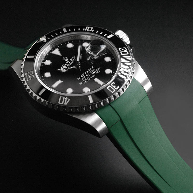 Rolex Submariner Date 41mm Green Strap & Bracelet