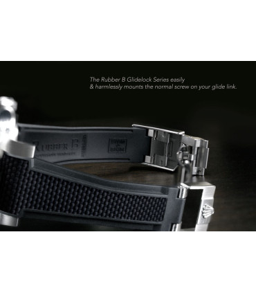 Rubber B strap Swimskin Ballistic noir