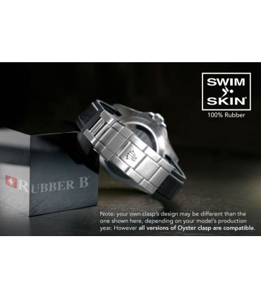 Rubber B strap Swimskin Ballistic noir