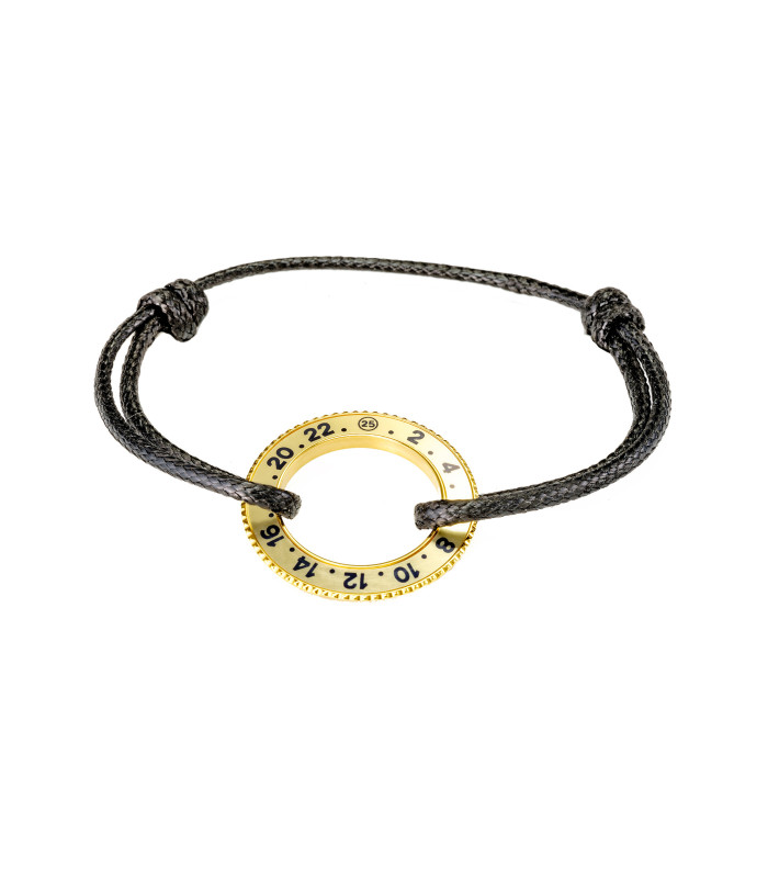 25 Hours Gold Bezel Bracelet