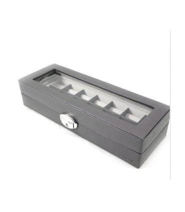 Coffret à boutons de manchettes en cuir Davidt's