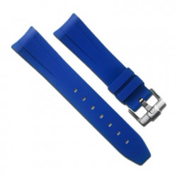 Bracelet RubberB M106CD Bleu avec boucle