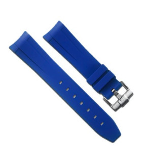 Bracelet RubberB M106CD Bleu avec boucle