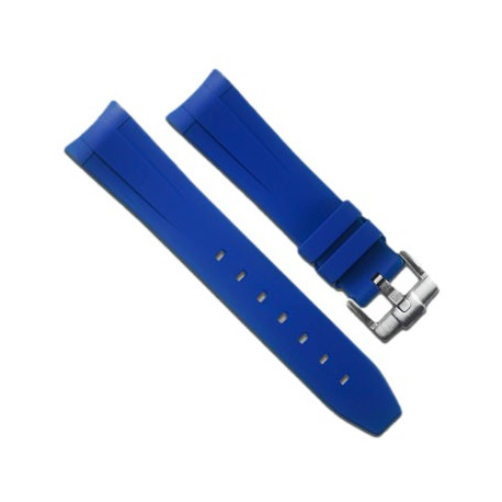 Bracelet RubberB M106CD Bleu avec boucle