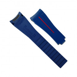 Bracelet RubberB M109 Bleu/Rouge
