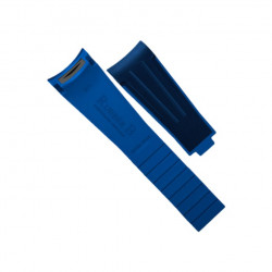 Rubber B Strap M111 Navy/Blue for Sky-Dweller on Oyster Bracelet