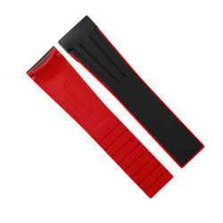 Rubber B strap M110 Black/Red