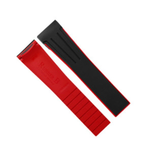 Rubber B strap M110 Black/Red